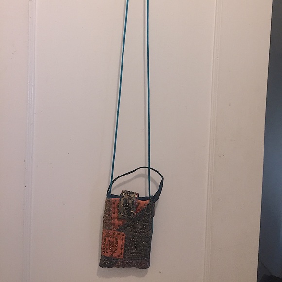 Bamboo Trading Company Mini Crossbody Purse/Wallet - Picture 3 of 5